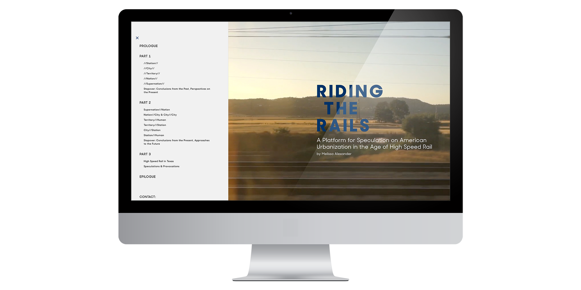 Riding The Rails site Design Studio Design